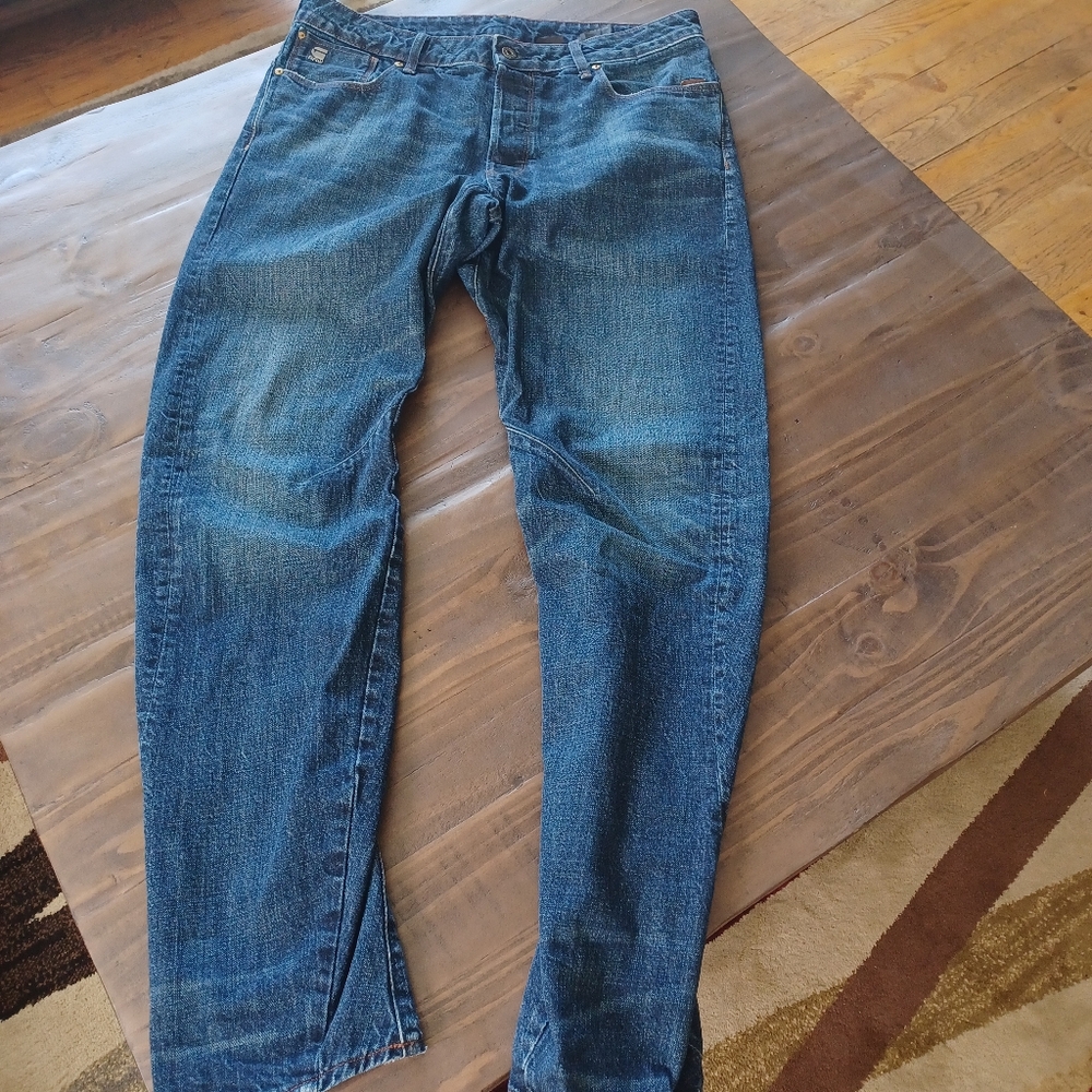 G Star 3D Arc relaxed straight jeans sz 34x34